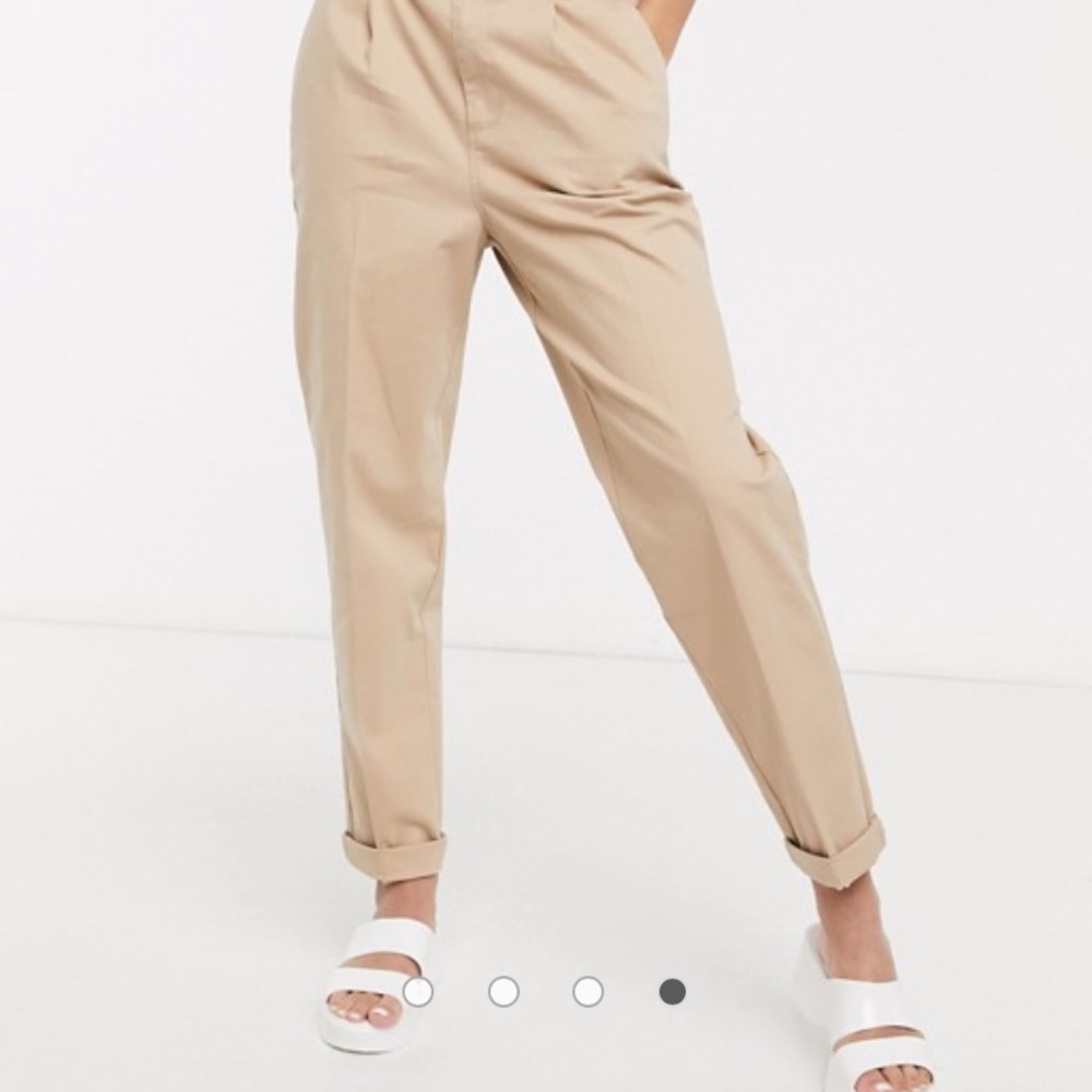 beige / khaki trouser pants